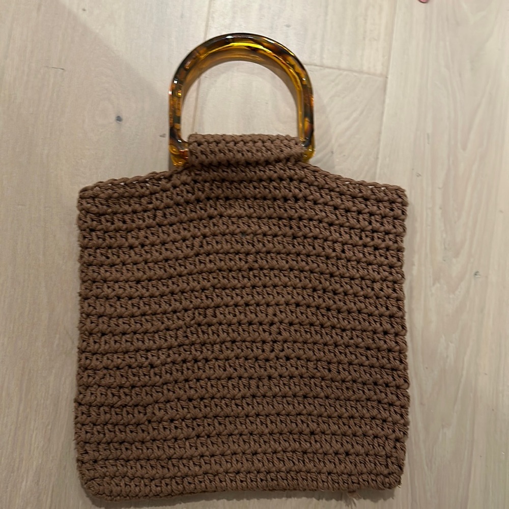 Knit handbag